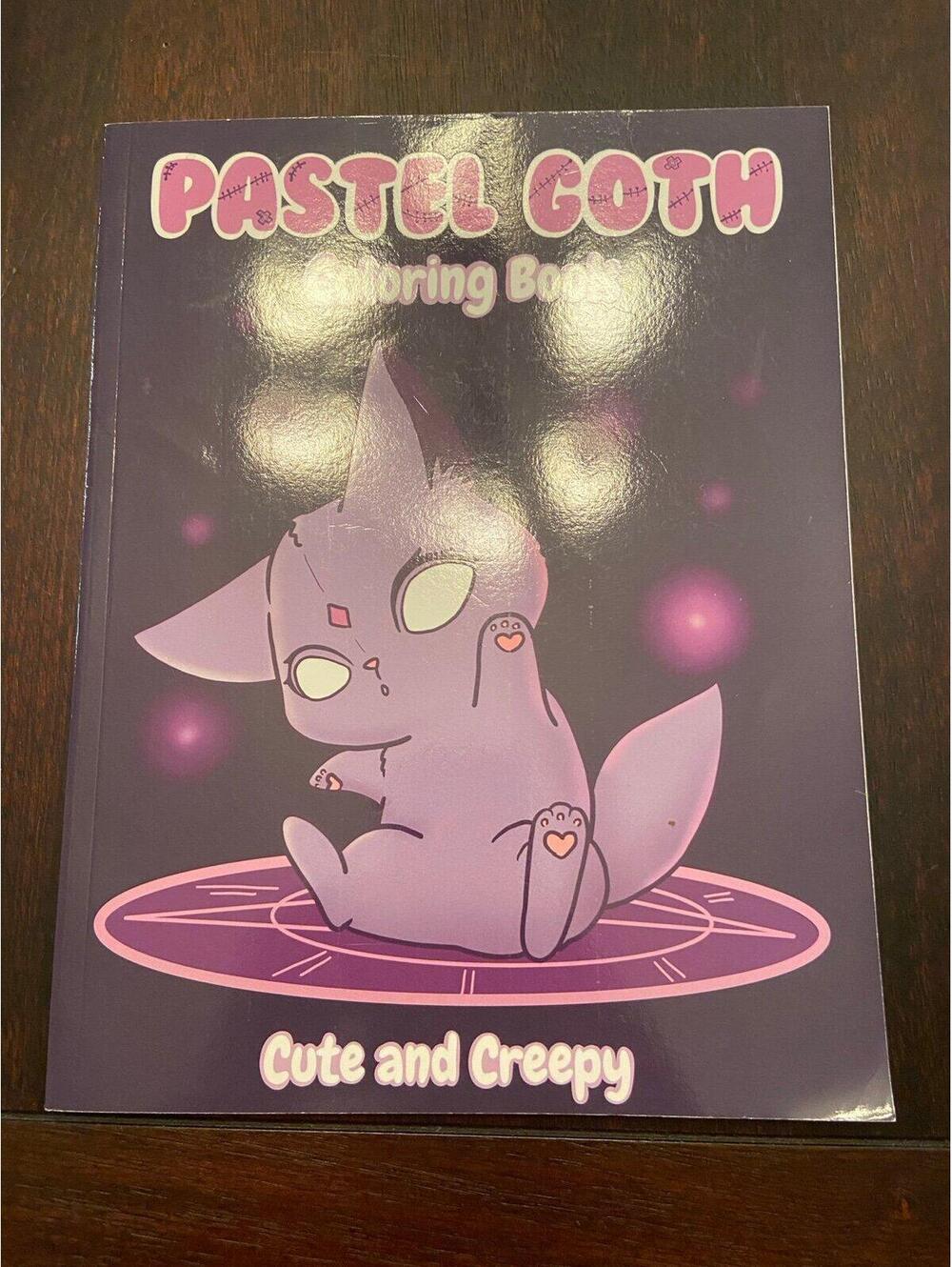 Pastel Goth coloring book
